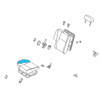 OEM 1999 Infiniti QX4 Pad-Rear Seat Cushion Diagram - 88311-1W300