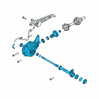 OEM Ford Transit-350 AXLE ASY - FRONT DRIVE Diagram - LK4Z-3B403-C