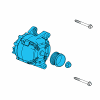 OEM 2016 Chevrolet Sonic Alternator Diagram - 13595628