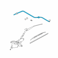 OEM 2005 Hyundai Elantra Hose Assembly-Rear Washer Diagram - 98950-2D000