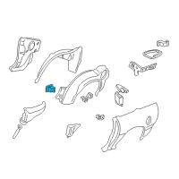 OEM 1994 Chevrolet Camaro Extension, Rear Wheelhouse Outer Panel Diagram - 10191802