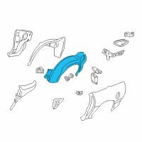 OEM 1995 Chevrolet Camaro Panel, Rear Wheelhouse Outer Diagram - 12529179