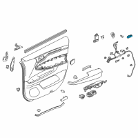 OEM 2020 Honda Odyssey Light Assy., Ambient Diagram - 34750-THR-A11