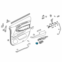 OEM 2019 Honda Passport Switch Assembly, Remote Control Mirror Diagram - 35190-T7A-J11