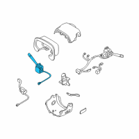 OEM 2000 Cadillac Seville Switch, Windshield Wiper & Windshield Washer Diagram - 26058182