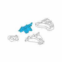 OEM 2009 Saturn Outlook Manifold Gasket Diagram - 12593921