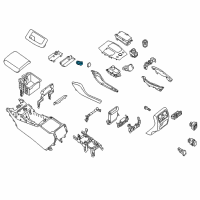 OEM 2017 Infiniti QX60 Cigarette Lighter Complete Diagram - 25331-3JA0B