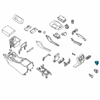 OEM 2017 Nissan Pathfinder Outlet-Plug Diagram - 25327-3JA0A