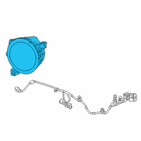 OEM 2021 Jeep Wrangler Headlamp Diagram - 55112879AF