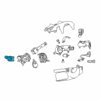 OEM 2016 Chevrolet Trax Signal Switch Diagram - 94745682