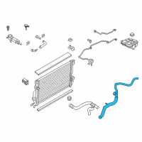 OEM 2014 Ford C-Max Lower Hose Diagram - DM5Z-8286-C