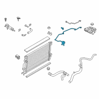 OEM 2016 Ford C-Max Reservoir Hose Diagram - DM5Z-8063-A