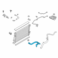 OEM 2018 Ford C-Max Upper Hose Diagram - DM5Z-8260-A