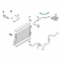 OEM 2013 Ford C-Max Overflow Hose Diagram - DM5Z-8075-A