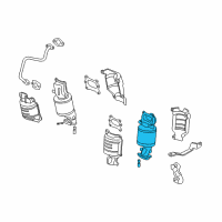 OEM Acura Converter, Rear Primary Diagram - 18290-RKG-A01