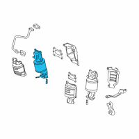 OEM 2009 Acura RL Exhaust Manifold Diagram - 18190-RKG-A00