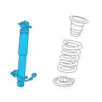 OEM 2014 Cadillac SRX Shock Diagram - 22857108