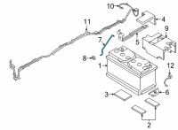 OEM BMW VENT HOSE FOR BATTERY Diagram - 61-21-9-882-616