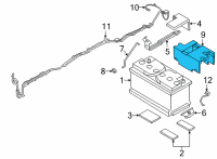 OEM 2021 BMW M4 CRASH PROTECTION LI-ION STAR Diagram - 61-21-9-882-597