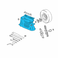 OEM 2003 Hummer H2 Panel, Body Side Trim Diagram - 19148788