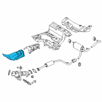 OEM 2017 Ford Transit Connect Front Shield Diagram - AV6Z-5811448-A