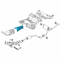 OEM Ford Transit Connect Center Shield Diagram - AV6Z-1711434-A