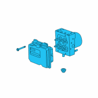 OEM 2014 Chevrolet Camaro ABS Control Unit Diagram - 19417180