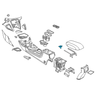 OEM 2015 Dodge Dart Latch-Console Lock Diagram - 1VV64DX9AA