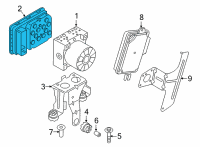 OEM 2021 BMW M340i REPAIR KIT, CONTROL UNIT DSC:345020 Diagram - 34-50-5-A2D-754