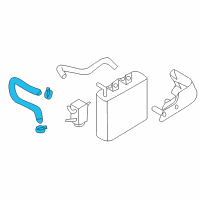 OEM 2009 Nissan Maxima Hose - Auto Transmission Oil Cooler Diagram - 21634-JA00A