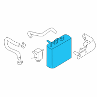 OEM Nissan Maxima Cooler Assembly-Auto Trans Oil Diagram - 21606-JA00A