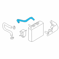 OEM 2009 Nissan Maxima Hose - Auto Transmission Oil Cooler Diagram - 21633-JA00A