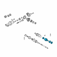 OEM Infiniti Joint Assembly Inner Diagram - 39711-1MA0A