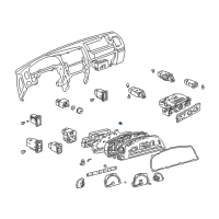 OEM 1999 Toyota 4Runner Bulb Diagram - 90076-04003