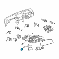 OEM 1999 Toyota 4Runner Temperature Gauge Diagram - 83883-3D200