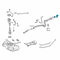 OEM Lexus ES300h Fuel Tank Cap Assembly Diagram - 77300-53030