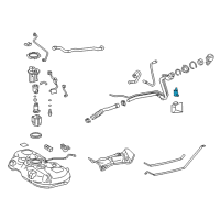 OEM 2015 Toyota Prius V Filler Pipe Clip Diagram - 77229-47080