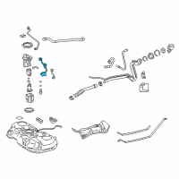 OEM 2012 Toyota Prius V Fuel Gauge Sending Unit Diagram - 83320-47090