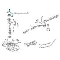 OEM 2014 Toyota Prius V Fuel Pump Assembly Tube Diagram - 77209-47090