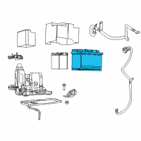 OEM 2018 Jeep Compass Battery-Storage Diagram - BBH5A001AA