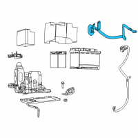 OEM 2017 Jeep Renegade Battery Negative Wiring Diagram - 68264669AB