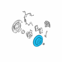 OEM Lexus IS250 Disc, Rear Diagram - 42431-30330