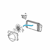 OEM 2000 Ford F-150 Upper Hose Diagram - XL3Z-8260-AB