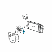 OEM 2003 Ford F-150 Lower Hose Diagram - XL3Z-8286-AA