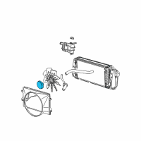 OEM 1997 Ford F-150 Fan Clutch Diagram - F65Z8A616BB