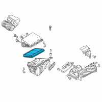 OEM 2017 Infiniti QX80 Element Assy Diagram - 16546-1LA0A