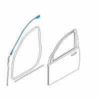 OEM 2011 BMW 740Li Seal, Door Seam, Roof Front Left Diagram - 51-33-7-178-007