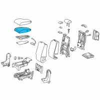 OEM 2019 Toyota Tundra Seat Cushion Pad Diagram - 71511-0C270