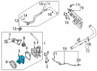 OEM 2022 Kia K5 Pump Sub Assembly-COOLAN Diagram - 251102S000