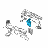 OEM Jeep Core-Heater Diagram - 5066555AB